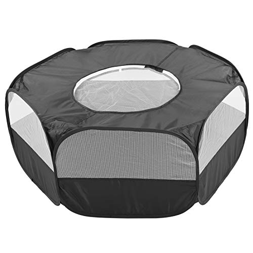YolieraArt Faltbares kleines Haustier-Laufstall, tragbares Hamsterzelt mit atmungsaktivem Netz und Reißverschlussabdeckung, automatisches Pop-Up-Design für Kaninchen, Meerschweinchen, Innen- und YolieraArt Faltbares kleines Haustier-Laufstall, tragbares Hamsterzelt mit atmungsaktivem Netz und Reißverschlussabdeckung, automatisches Pop-Up-Design für Kaninchen, Meerschweinchen, Innen- und von YolieraArt