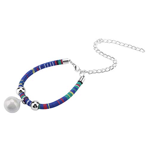 YolieraArt Katzenhalsband im ethnischen Stil mit Glöckchen, verstellbare Nylon-Kätzchen-Halskette, handgefertigtes Haustierzubehör mit Sicherheitsverlängerungskette, buntes Design YolieraArt Katzenhalsband im ethnischen Stil mit Glöckchen, verstellbare Nylon-Kätzchen-Halskette, handgefertigtes Haustierzubehör mit Sicherheitsverlängerungskette, buntes Design von YolieraArt