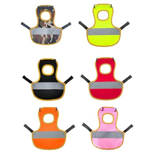 Huhn Weste 6 Stück Warnweste Für Hühner Reflektierende Weste hohe Sichtbarkeit Henne Sättel Henne Schürze Federschutz Pet Reflective Vest Für Huhn Und Ente Rückenschutz Jacke Huhn Weste 6 Stück Warnweste Für Hühner Reflektierende Weste hohe Sichtbarkeit Henne Sättel Henne Schürze Federschutz Pet Reflective Vest Für Huhn Und Ente Rückenschutz Jacke von Yolispa