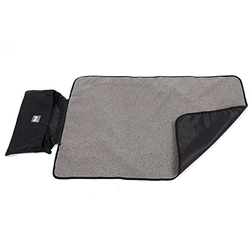 Yolispa Haustier-Hundematte, tragbar, wasserdicht, Schlafmatte, Decke, für drinnen und draußen, Camping, Reisen, mit Fleece gefüttert, für kleine, mittelgroße und große Hunde Yolispa Haustier-Hundematte, tragbar, wasserdicht, Schlafmatte, Decke, für drinnen und draußen, Camping, Reisen, mit Fleece gefüttert, für kleine, mittelgroße und große Hunde von Yolispa