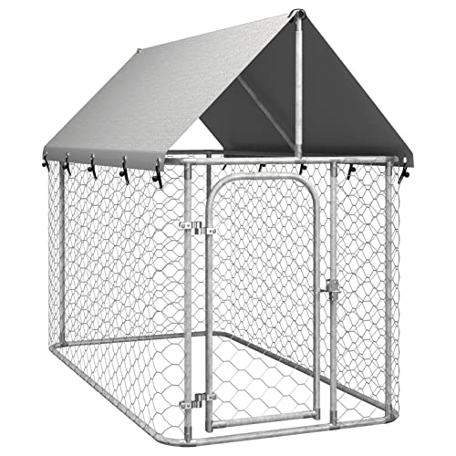 Yolola Outdoor-Hühnerstall,Hühnerhaus Freilaufgehege Stahl mit Dach Freigehege Hühnergehege Hühnerkäfig,Gehege Hühner 200x100x150 cm Für Hühnern, Hennen, Enten und Anderen Kleintieren Yolola Outdoor-Hühnerstall,Hühnerhaus Freilaufgehege Stahl mit Dach Freigehege Hühnergehege Hühnerkäfig,Gehege Hühner 200x100x150 cm Für Hühnern, Hennen, Enten und Anderen Kleintieren von Yolola