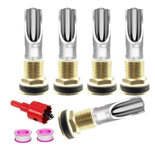 Yominerr 5-Teiliges Nippeltränkeset für Fässer mit Automatischer Nippeltränke für Schweine, Futtertränke für Schweine mit Messing-Wassertankanschluss Yominerr 5-Teiliges Nippeltränkeset für Fässer mit Automatischer Nippeltränke für Schweine, Futtertränke für Schweine mit Messing-Wassertankanschluss von Yominerr