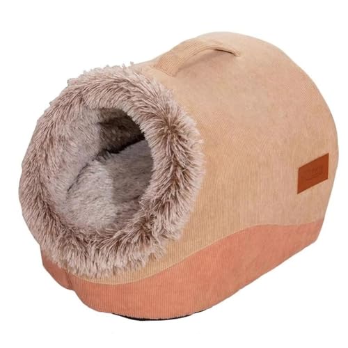 Yominerr Katzenhöhlen für Hauskatzen, Warme Plüschhütte, Katzenhöhle, Halbgeschlossenes Design, Komfortables Katzenversteck, Hundehütte für Gemütliches A Yominerr Katzenhöhlen für Hauskatzen, Warme Plüschhütte, Katzenhöhle, Halbgeschlossenes Design, Komfortables Katzenversteck, Hundehütte für Gemütliches A von Yominerr