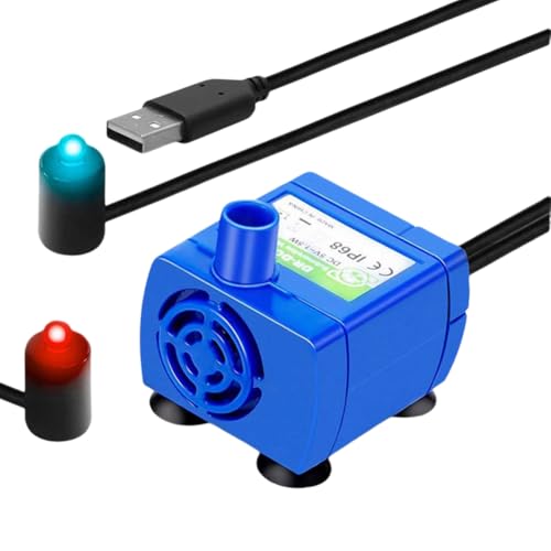 Yominerr Pet Cat Water Pumpe LED Light Pet Water Fountain Motor mit Wassermangel und Stromausfall Warnung für Haustier -Trinkspender Yominerr Pet Cat Water Pumpe LED Light Pet Water Fountain Motor mit Wassermangel und Stromausfall Warnung für Haustier -Trinkspender von Yominerr