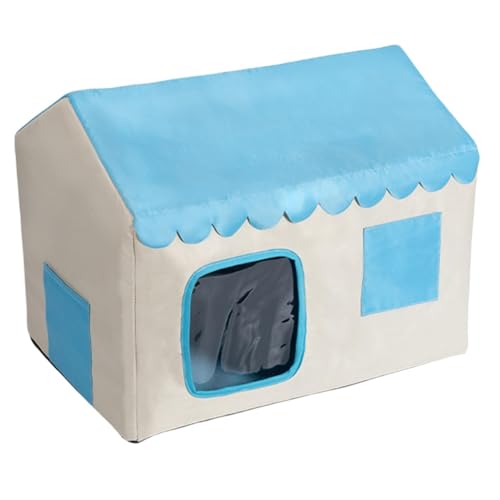 Katzenkühlhaus | Belüftetes Kätzchen-Eisschutznest | Katzen- und Hunde-Eishaus für Wohnzimmer Indoor Outdoor Balkon Garage Katzenkühlhaus | Belüftetes Kätzchen-Eisschutznest | Katzen- und Hunde-Eishaus für Wohnzimmer Indoor Outdoor Balkon Garage von Yongany