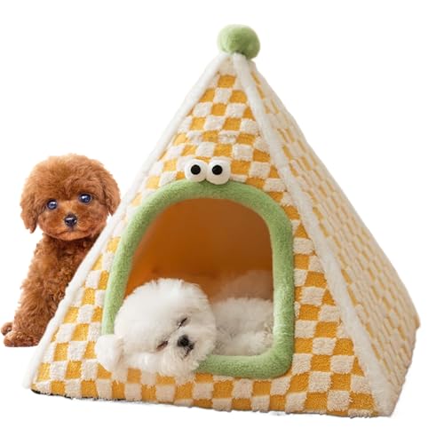 Yongany Überdachtes Katzenbett, geschlossenes Katzenbett, Winter, warm, gemütlich, Haustierhütte, Sicherheitsnest, , Haus, 38 x 38 x 42 cm, für Schlafzimmer, Wohnzimmer, kleine Rassen, Innenreisen Yongany Überdachtes Katzenbett, geschlossenes Katzenbett, Winter, warm, gemütlich, Haustierhütte, Sicherheitsnest, , Haus, 38 x 38 x 42 cm, für Schlafzimmer, Wohnzimmer, kleine Rassen, Innenreisen von Yongany