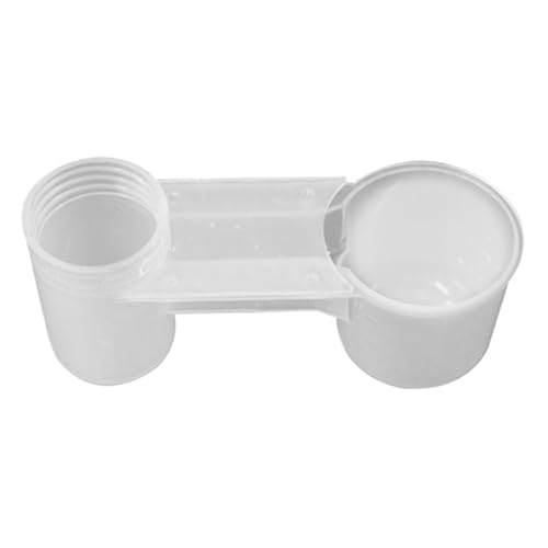 Yonuaret Automatischer Vogeltrinker -Feeder, Soda Pop Water Bottle Tasse - Vogelwassertrinkerbecher,Sichere spritzfeste transparente wissenschaftliche Konstruktionsgerät für Tauben Chicken Chickadees von Yonuaret