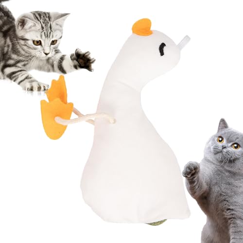 Yonuaret Cat Nip Spielzeug für Innenhüter, Katzenpackspielzeug | Entenform Catnip Nip Toy,Interaktives Pet -Accessoires Soft Cat Ball -für Zahnen und Langeweile reduzieren von Yonuaret