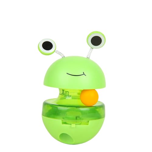 Yonuaret Frosch-Katzen-Leckerli-Spender,Frosch-Leckerli-Spender für Katzen,Katzenfutterspielzeug - Interaktives Katzenspielzeug für den Innenbereich, Leckerli-Puzzle für Katzen, Slow-Food-Spender, von Yonuaret