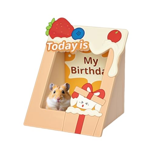 Yonuaret Hamster Hütte | Holzgehege Für Kleine Haustiere | Rahmen Spielbereich Für Hamster Meerschweinchen Igel Frettchen Chinchilla Beschäftigungsmöglichkeiten von Yonuaret