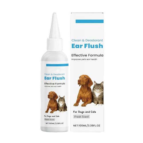 Yonuaret Hund Ohrreiniger Lösung - 100 ml Ohrreinigung Lösung für Hunde | Effektive Formel zur Reinigung und Pflege bei Juckreiz | Juckreiz Pflege und Behandlung von Yonuaret