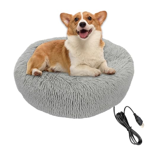Yonuaret Hundewärmeanlage | Wärmebett für Haustiere | Heizbare Weichunterlage für Welpen Kätzchen Kleintiere | Schlafplatz für Indoor Winter und Feiertage Weihnachtszeit von Yonuaret