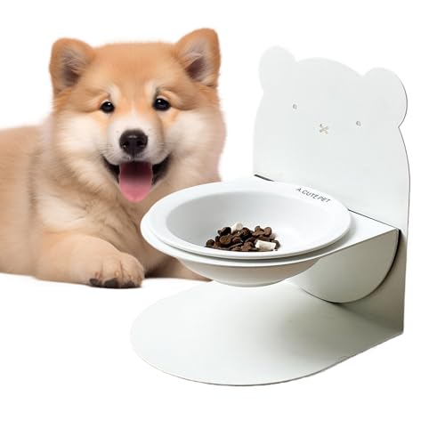 Yonuaret Pet Bowl - Trocken- Und Nassfutter Futternapf Für Katzen - Keramiknapf Für Tiere Höhenverstellbarer Futterhalter Für Gesunde Ernährung Welpe Kitten Yonuaret Pet Bowl - Trocken- Und Nassfutter Futternapf Für Katzen - Keramiknapf Für Tiere Höhenverstellbarer Futterhalter Für Gesunde Ernährung Welpe Kitten von Yonuaret