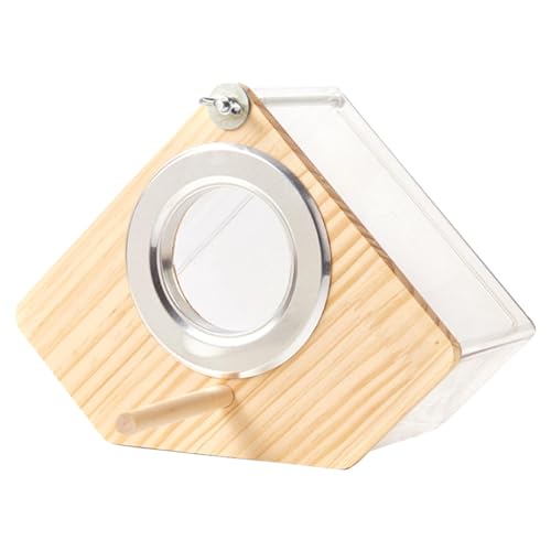 Yonuaret Sittichnest, Lovebirds Haus | Sittich-Nistkasten Vogelzuchtkasten Papageien Paarungskasten mit Sitzstange für kleine Vögel von Yonuaret