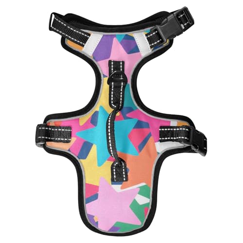 Chaleco para perro Hundeweste mit buntem Cartoon-Stern-Dekor, reflektierend, personalisierbar für Dackel, Spaziergänge, Größe M Chaleco para perro Hundeweste mit buntem Cartoon-Stern-Dekor, reflektierend, personalisierbar für Dackel, Spaziergänge, Größe M von Yoogain