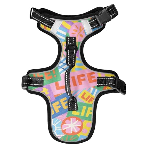 Chalecos Para Perros Hundeweste für Hunde, bunt, reflektierend, für Yorkie, Wandern, wasserdicht, Größe M Chalecos Para Perros Hundeweste für Hunde, bunt, reflektierend, für Yorkie, Wandern, wasserdicht, Größe M von Yoogain