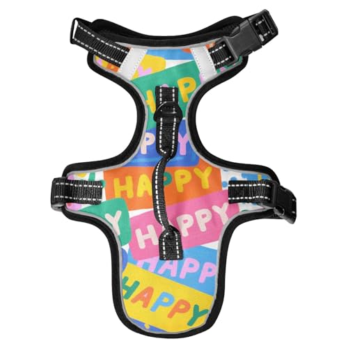 Chalecos Para Perros Reflektierende Weste für kleine Hunde mit buntem Cartoon-Motiv, für Spaziergänge bei Nacht, Größe M Chalecos Para Perros Reflektierende Weste für kleine Hunde mit buntem Cartoon-Motiv, für Spaziergänge bei Nacht, Größe M von Yoogain