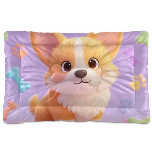 Chibi Animal Hundematratze, waschbar, weich, rutschfest, für mittelgroße und große Hunde, 91,4 x 61 cm von Yoogain