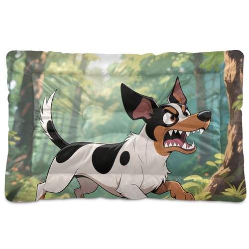 Haustier-Schlafmatte, waschbar, weich, rutschfest, für große, mittelgroße und kleine Hunde, 91,4 x 61 cm von Yoogain