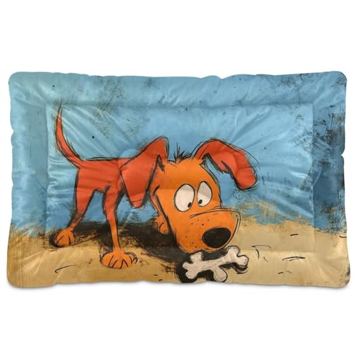 Hundematratze, waschbar, weich, rutschfest, für mittelgroße und große Hunde, 91,4 x 61 cm von Yoogain