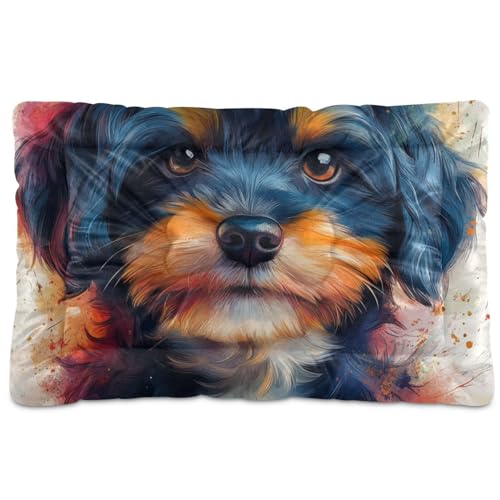 Süßes Hunde- und Katzenbett, waschbar, weich, rutschfest, für mittelgroße und große Hunde, 91,4 x 61 cm von Yoogain