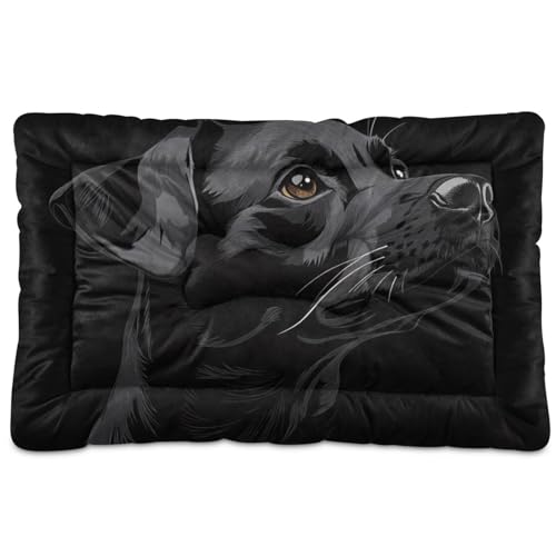 Waschbare Hunde-Schlafmatratze für Hunde, weich, bequem, rutschfeste Unterseite, für große, mittelgroße und kleine Hunde, 91,4 x 61 cm von Yoogain