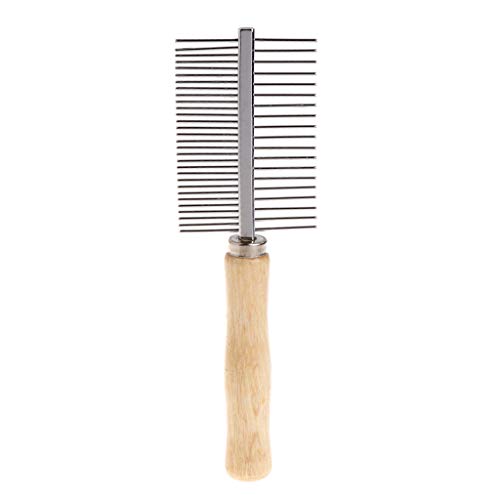 Yooghuge 2-in-1-Haustier Slicker Hund Für Katzenpflegepinsel Handy Haustiermassaging Tool Für Kleine Bis Große Für Katzenhund Entfernt Underthoand Entfernt von Yooghuge