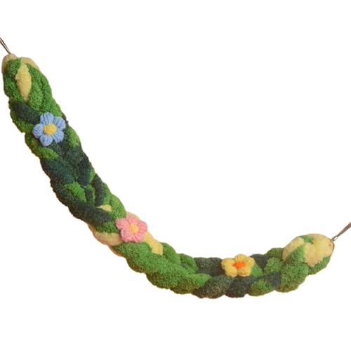 Yooghuge Hamster Swing Papageien Käfig Spielzeug Hanging Klettern Baumwollseil Kleine Haustierzubehör Zuckerglasern Hamster Spielzeug von Yooghuge