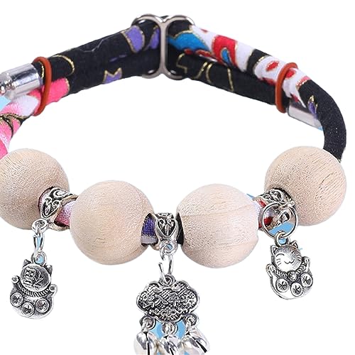 Yooghuge Katzenhalsband, Katzenhalsband mit chinesischem Langlebigkeitsschloss für kleine, mittelgroße Mädchen, Hunde, Katzenkostüm, Verlobungsglocken, Halsband für Katzen, Welpen, kleine, mittelgroße Yooghuge Katzenhalsband, Katzenhalsband mit chinesischem Langlebigkeitsschloss für kleine, mittelgroße Mädchen, Hunde, Katzenkostüm, Verlobungsglocken, Halsband für Katzen, Welpen, kleine, mittelgroße von Yooghuge