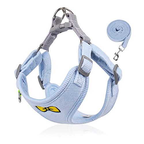 Yooghuge Katzenhalsband, atmungsaktives Netzgewebe, weicher Brustgurt für kleine, mittelgroße und große Haustiere, weiches Seil mit Traktionshaken für Katzen, Welpen, kleine, mittelgroße Hunde Yooghuge Katzenhalsband, atmungsaktives Netzgewebe, weicher Brustgurt für kleine, mittelgroße und große Haustiere, weiches Seil mit Traktionshaken für Katzen, Welpen, kleine, mittelgroße Hunde von Yooghuge