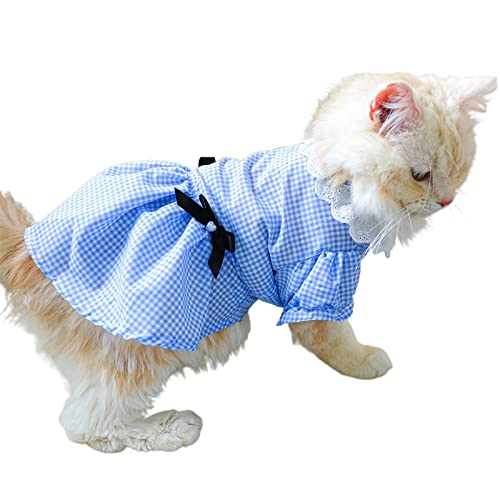 Yooghuge Katzenkleidung, Katzenkleider für kleine Katzenmädchen, Katzenröcke, Kleid für Katzenwelpen, Katzenkleider für Katzen, Haustierkleider, Welpenrock für Katzen Welpen von Yooghuge