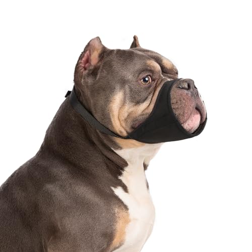 Yoolhamy Hundemaulkorb für Pitbull, weicher Maulkorb für Rottweiler, American Bully Bulldogge, Boxer, um Beißen und Bellen zu verhindern, für mittelgroße und große Kurze Schnauze für die Fellpflege Yoolhamy Hundemaulkorb für Pitbull, weicher Maulkorb für Rottweiler, American Bully Bulldogge, Boxer, um Beißen und Bellen zu verhindern, für mittelgroße und große Kurze Schnauze für die Fellpflege von Yoolhamy