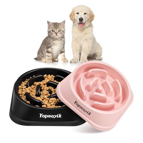 Slow Feeder Hundenäpfe, Anti-Erstickungs-Puzzle für kleine Rassen, 2 Stück Slow Feeder Hundenäpfe, Anti-Erstickungs-Puzzle für kleine Rassen, 2 Stück von Yopnoyik