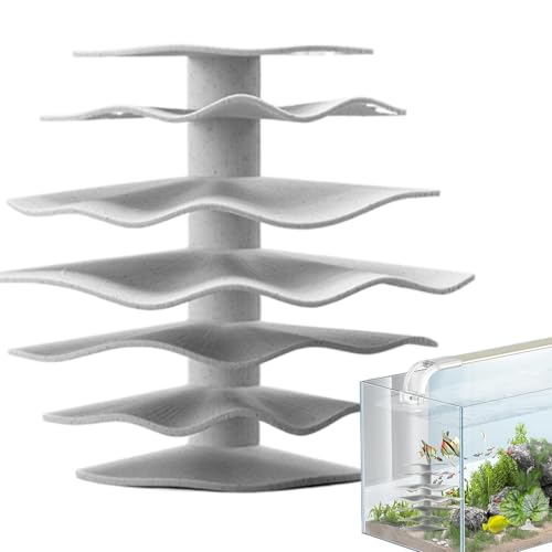 Yorajuy Aquarium Fish Shelters - Shrimp Fish Tank Fish Tank Decoration Tunnel - Aquarium Hideouts Cave Shrimp Shelter, Shrimp Breeding Cave for Betta, Fish Tank von Yorajuy