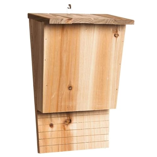 Yorajuy Fledermaushaus, Nistkästen Für Fledermäuse, Fledermauskasten Aus, Bat House for Outdoors Abnehmbare Einzelschicht Yorajuy Fledermaushaus, Nistkästen Für Fledermäuse, Fledermauskasten Aus, Bat House for Outdoors Abnehmbare Einzelschicht von Yorajuy