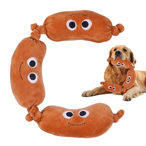 Yorajuy Hamburger Schinken Quietschendes Hundespielzeug, Quietschendes Interaktives Haustier-Plüschtier, Lebensmittelthema Plüsch-Sound, Elektronisches Hundespielzeug, Quietschspielzeug Klein für Yorajuy Hamburger Schinken Quietschendes Hundespielzeug, Quietschendes Interaktives Haustier-Plüschtier, Lebensmittelthema Plüsch-Sound, Elektronisches Hundespielzeug, Quietschspielzeug Klein für von Yorajuy