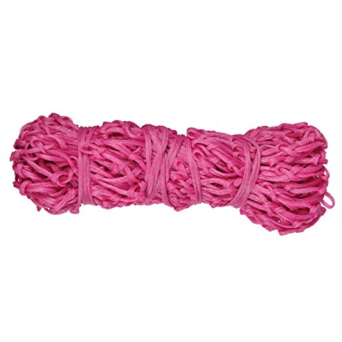 York Futternetz Heunetz Heutasche Heusack engmaschig 5,5x5,5 extra lang (rosa) von York
