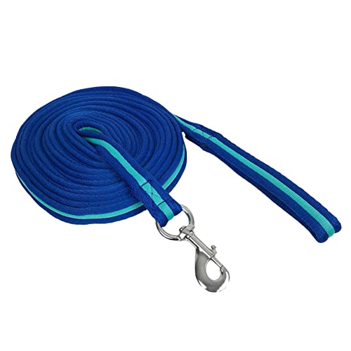 York Longe Longierleine für Pferde Softlonge Pferdelonge für Reitsport 8,5m (blau-türkis) von York