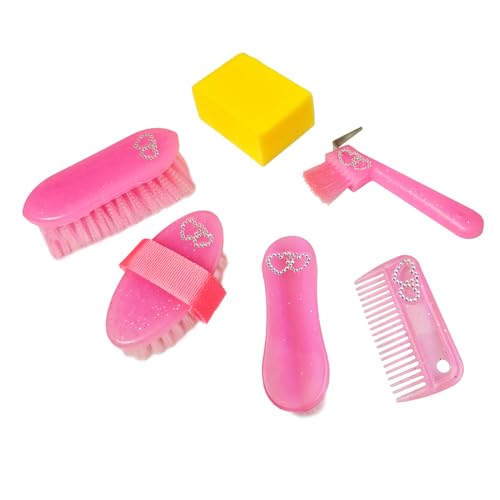 York Putzset Sweety Pferdeputzset mit Tasche (rosa) von York
