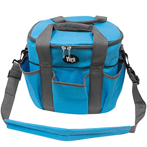 York Putztasche mit Deckel für Pferd (blau) von York