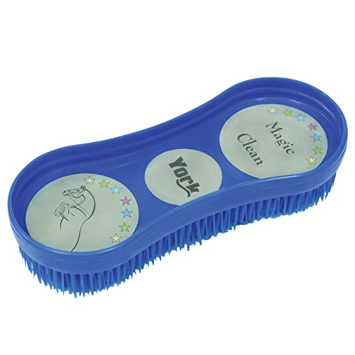 York Bürste Magic Clean Pferdebürste Putzbürste (Blau) von York