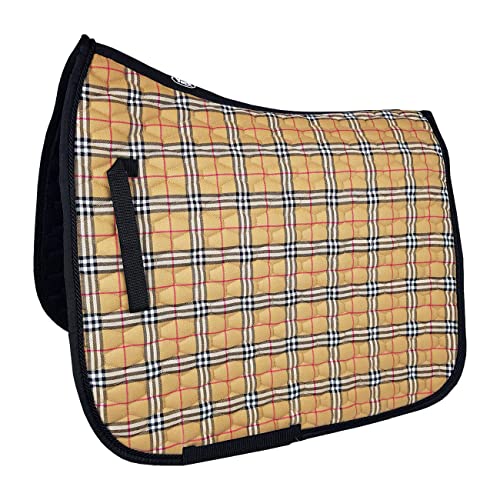 York Dressurschabracke für Pferd, Kariert, Coolmax, Polyester, 35 cm, Sommer, Rundhalsausschnitt, Schabracke York Dressurschabracke für Pferd, Kariert, Coolmax, Polyester, 35 cm, Sommer, Rundhalsausschnitt, Schabracke von York