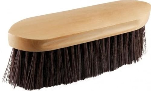 York Fell-und Mähnenbürste Langborsten 7 cm Holzbürste (Braun) von York