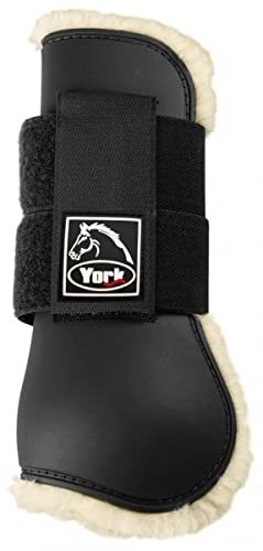 York Gamaschen Comfort vorne schwarz (Pony) von York