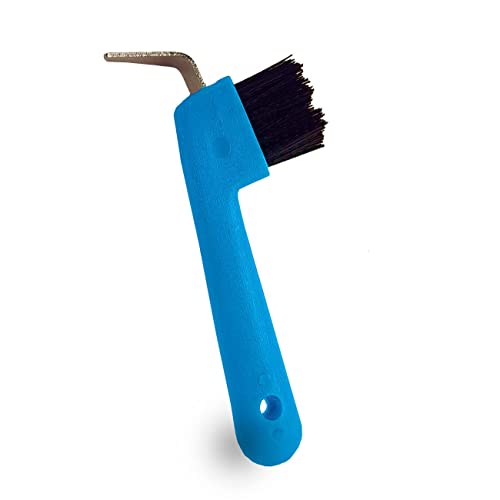 York Hufkratzer für Pferde Standard Grooming Tools Pferdehufkratzer (hellblau) von York