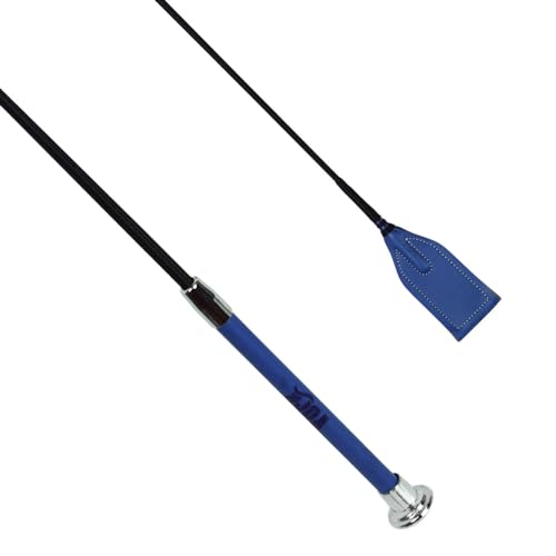 York Springgerte Patern Jumping Gerte Reitgerte 65cm (blau) von York