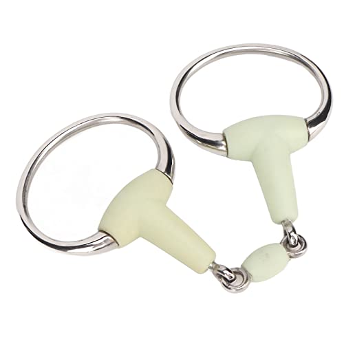 Pferdemaulgebiss, Edelstahl-Pferdegebiss, EIN mit Gummi Umwickeltes Pferdemaul-Wassertrense-Gebiss mit P Pl E-Geschmack für Pferdetraining und Reiten Pferdemaulgebiss, Edelstahl-Pferdegebiss, EIN mit Gummi Umwickeltes Pferdemaul-Wassertrense-Gebiss mit P Pl E-Geschmack für Pferdetraining und Reiten von Yosoo Health Gear