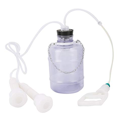 Yosoo Health Gear Melkmaschinen-Kit, Manueller Ziegenmelker mit Vakuumpumpe, 3 L, Tragbare Ziegenmelkmaschine für den Haushalt, Ziegenmilchpumpe für Kuh, Ziege, Bauernhof, Haushalt (für Rinder) von Yosoo Health Gear