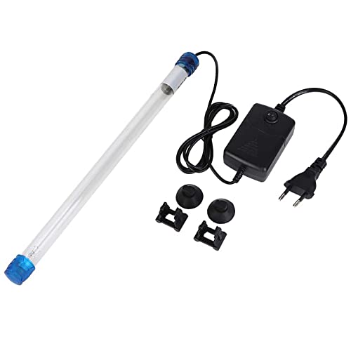 Yosoo Health Gear UV-Licht-Desinfektionslampe, UV-Sterilisator, UV-Licht, Tauchfähige UV-Licht-Algen-Bakterien-Tötungslampe für Aquarien (EU-Stecker) (11 W) von Yosoo Health Gear