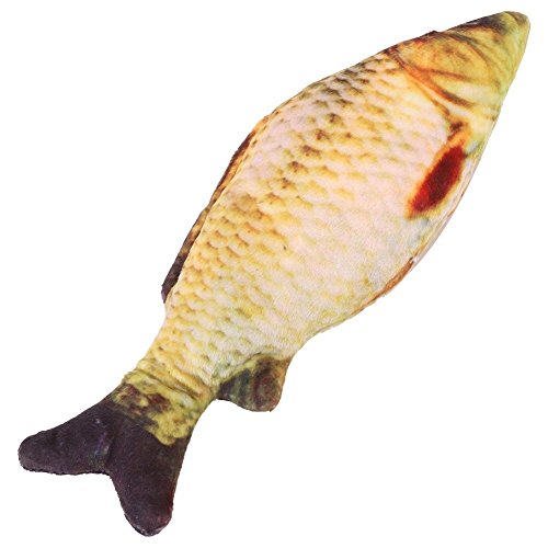 Katzenspielzeug Fisch mit Katzenminze, Baumwolle, Plüschtier, zum Kauen Katzenspielzeug Fisch mit Katzenminze, Baumwolle, Plüschtier, zum Kauen von Fdit